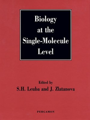 cover image of Biology at the Single Molecule Level